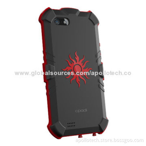 Phone Case for iPhone 5/5S with IP65 Waterproof/Dust-proof Level, Made of PC + ABS Raw Materials